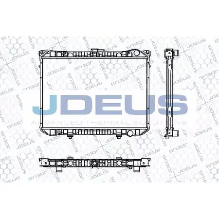 Радиатор охлаждения двигателя JDEUS 1NCCV 2380275 7L 3E06S RA0190150