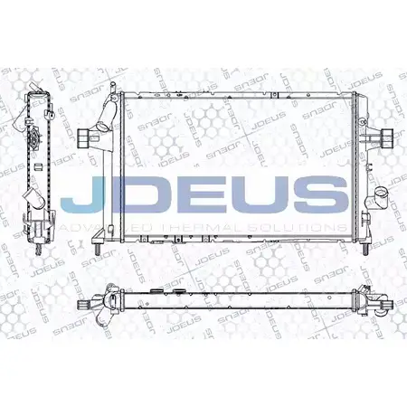 Радиатор охлаждения двигателя JDEUS PXBJEJX RA0200809 XQUW 7 2380341