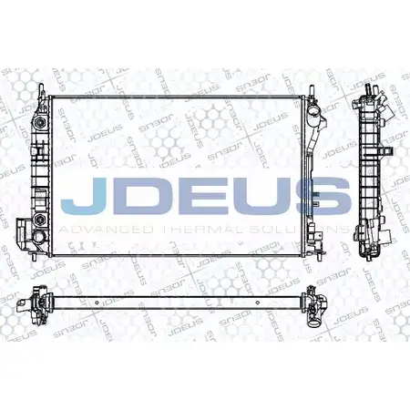 Радиатор охлаждения двигателя JDEUS RA0200900 2380351 WNMEDKX SKN1 BD