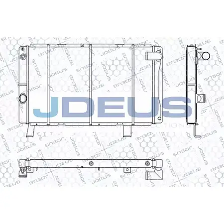 Радиатор охлаждения двигателя JDEUS OHQ B0D 2380399 KL6E2W RA0210230