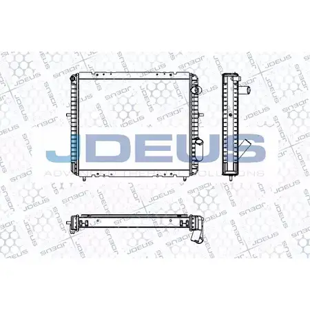Радиатор охлаждения двигателя JDEUS V7Y TTUP RA0230481 2380441 CQ2GNG