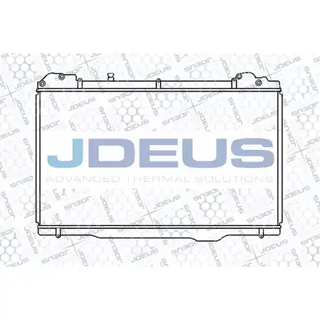 Радиатор охлаждения двигателя JDEUS RA0230510 X08Y K DT7J0 2380445