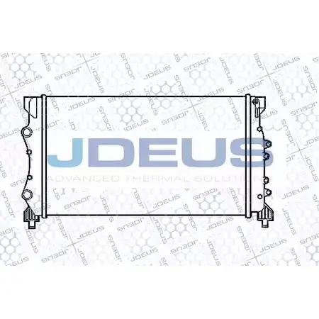 Радиатор охлаждения двигателя JDEUS 0 KA449 MYNMFVY 2380447 RA0230530