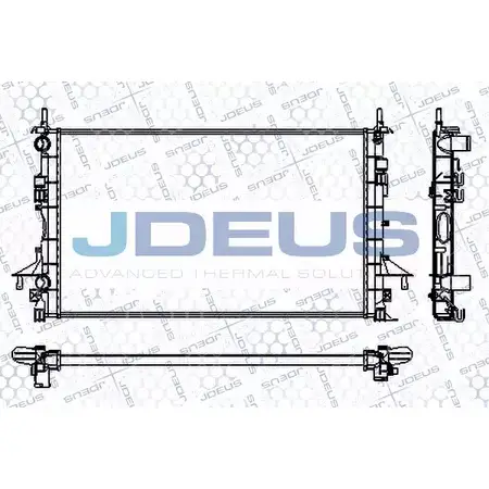 Радиатор охлаждения двигателя JDEUS 02R69NT 9Z5E Y RA0230680 2380464