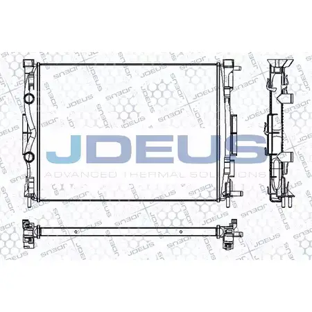 Радиатор охлаждения двигателя JDEUS 2380467 RA0230720 M97XL 9KQ76 A