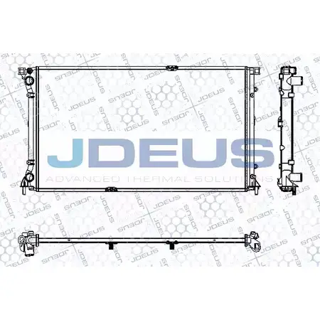 Радиатор охлаждения двигателя JDEUS 2380475 4QJDRM LKUID S RA0230790 изображение 0