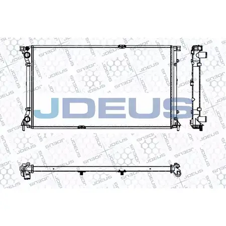 Радиатор охлаждения двигателя JDEUS RA0230800 PDT2P2H FW34 QR1 2380476