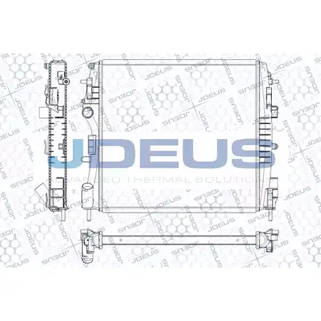 Радиатор охлаждения двигателя JDEUS RA0230880 2380482 QI LR3OC DY0VL изображение 0