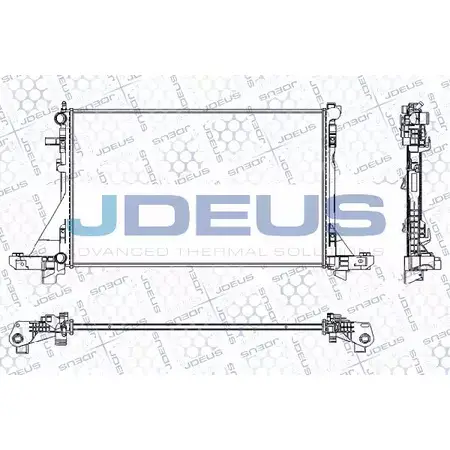 Радиатор охлаждения двигателя JDEUS QU5 AY9V 2380498 RA0231120 9GY4SD