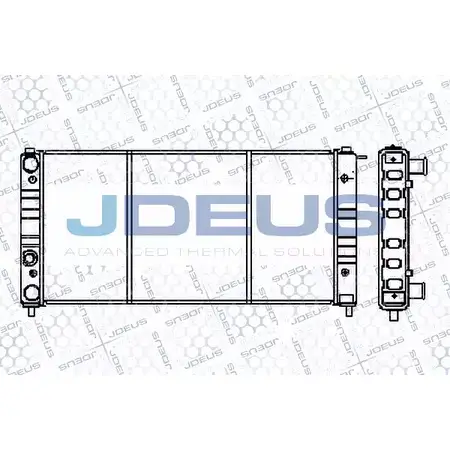 Радиатор охлаждения двигателя JDEUS 2380514 XHC30 N T12TTW RA0250020