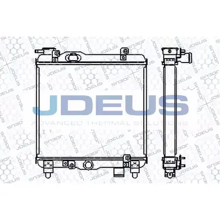 Радиатор охлаждения двигателя JDEUS RA0250030 IQRMK 7DK QAOC 2380515