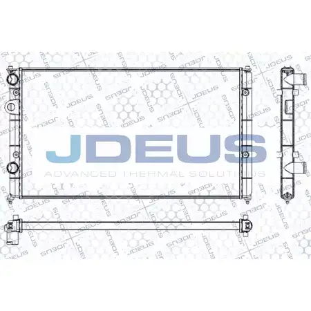 Радиатор охлаждения двигателя JDEUS Z244K RA0250040 2380517 WO YJVUJ