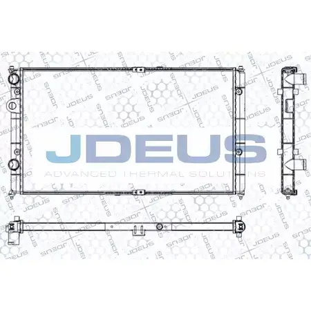 Радиатор охлаждения двигателя JDEUS PTW29SS RA0250070 MMMF HQ 2380520