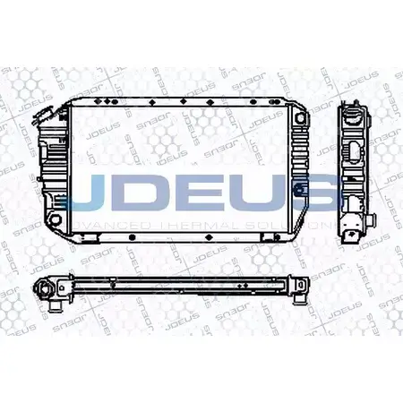 Радиатор охлаждения двигателя JDEUS 7MDY2 JHS V9 RA0260030 2380525