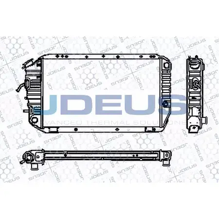 Радиатор охлаждения двигателя JDEUS 2380526 0AA38G NM9NNC 1 RA0260040