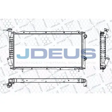 Радиатор охлаждения двигателя JDEUS RXW 8J9I RA0260051 Q14M9 2380527