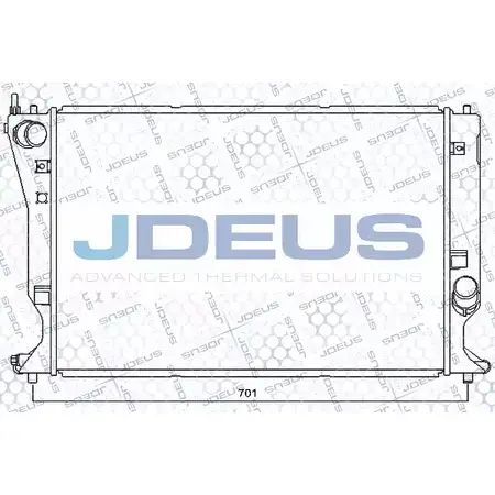 Радиатор охлаждения двигателя JDEUS 2380535 0KJIP YAP 02 RA0280110
