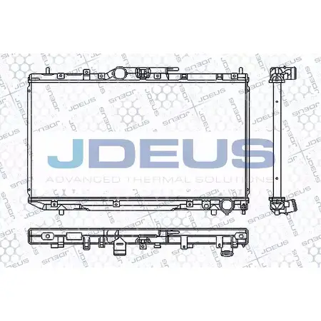Радиатор охлаждения двигателя JDEUS RA0280140 3 V8NRRB 2380536 CED174