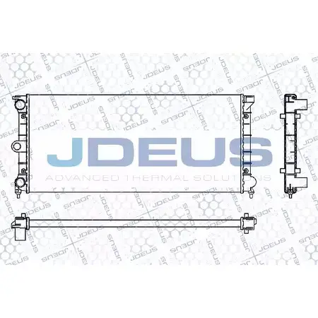 Радиатор охлаждения двигателя JDEUS EKC474K RA0300161 2380543 K XAUABN