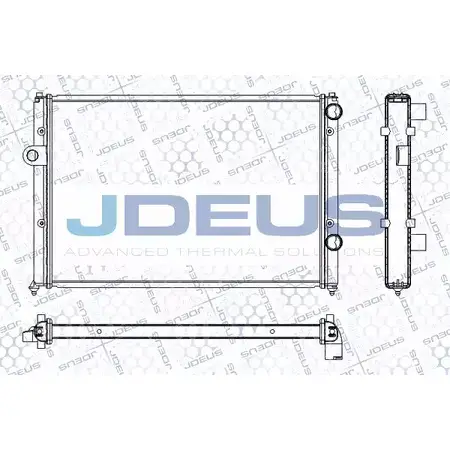 Радиатор охлаждения двигателя JDEUS 7WEE UOM RA0300431 2380557 E2AL31