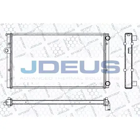 Радиатор охлаждения двигателя JDEUS 4SBLMB 2380559 8OZV KI4 RA0300451
