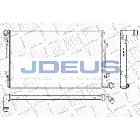 Радиатор охлаждения двигателя JDEUS RA0300500 71YHWX 2380561 OI CIF