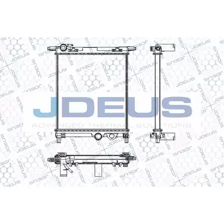 Радиатор охлаждения двигателя JDEUS 2380566 V BCFSP 75W0AJW RA0300630