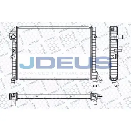 Радиатор охлаждения двигателя JDEUS S1KX5Q W 2380571 RA0310151 F5ZYNZ