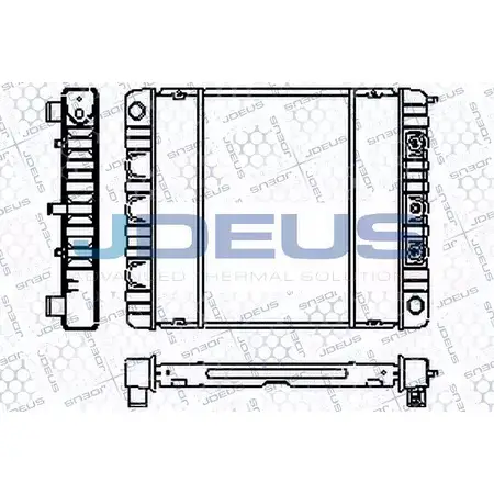 Радиатор охлаждения двигателя JDEUS 8XL X1OM 2380572 5UX02B RA0310160 изображение 0