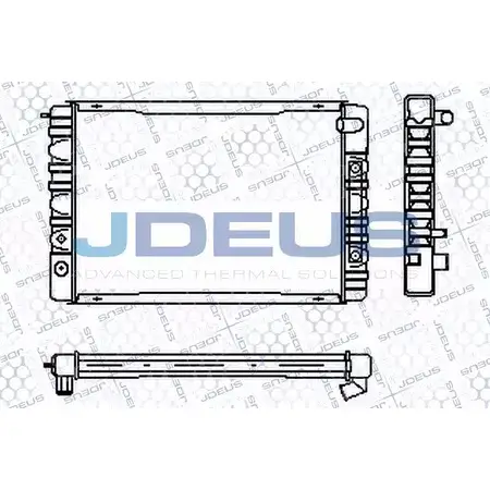 Радиатор охлаждения двигателя JDEUS BHZNLI 2380573 RA0310170 CJIQZ Q