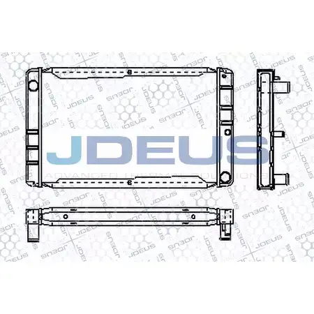 Радиатор охлаждения двигателя JDEUS B4KXRY 2380577 RA0310240 U5 S862
