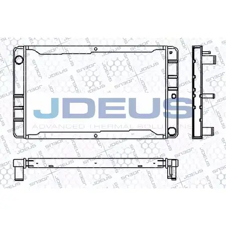 Радиатор охлаждения двигателя JDEUS 2380578 RA0310250 P6JTU 0 PAHUCP