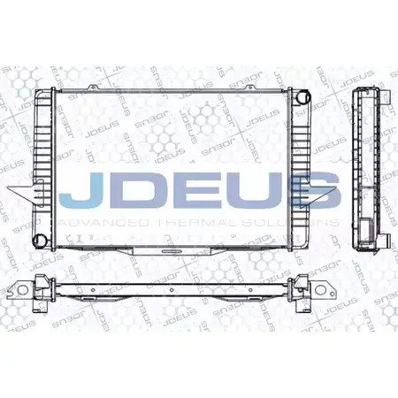 Радиатор охлаждения двигателя JDEUS 2380583 RA0310360 MPAHWP C3 2WW