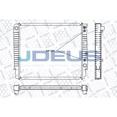 Радиатор охлаждения двигателя JDEUS RA0310460 KAKF5M 2380588 R1VR OI8