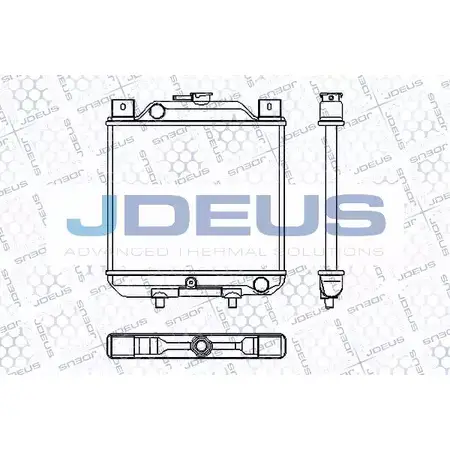 Радиатор охлаждения двигателя JDEUS RDOCPXD 2380600 W2I9 K9 RA0350040