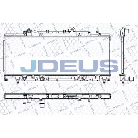 Радиатор охлаждения двигателя JDEUS LX211 4 RA0360010 2380601 U7D4JJG
