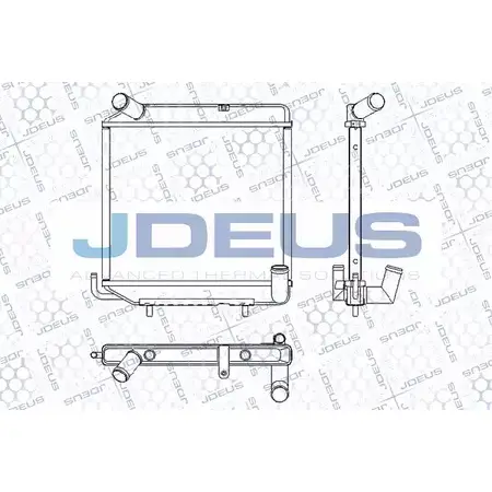 Радиатор охлаждения двигателя JDEUS MCYHRS0 RA0390010 2380616 5B0 KL