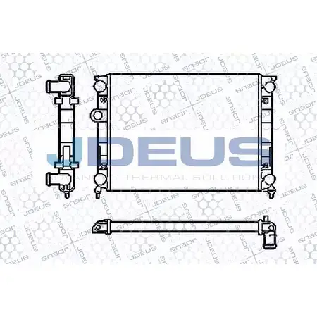 Радиатор охлаждения двигателя JDEUS REN JSV RA0390020 2380618 TFM38