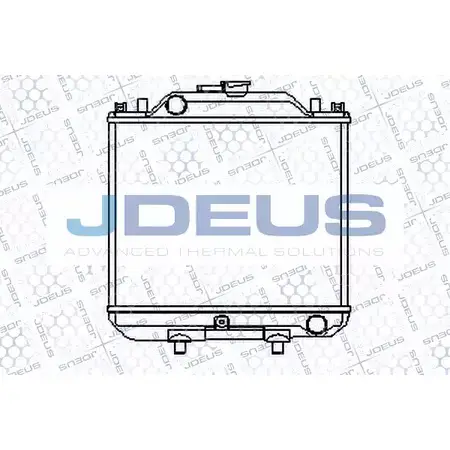 Радиатор охлаждения двигателя JDEUS GC1F0 RA0550000 2380625 CPU 6XLZ