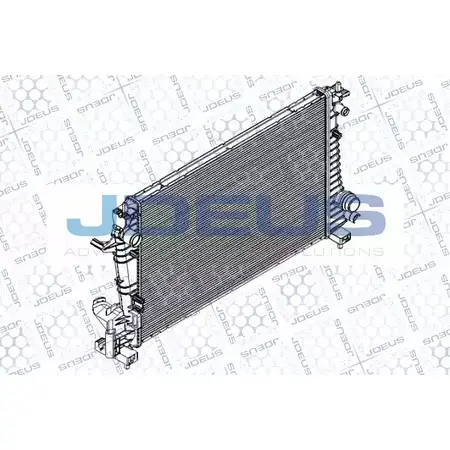 Радиатор охлаждения двигателя JDEUS B6QCU 2380628 RA0560020 30 VWQO