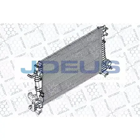 Радиатор охлаждения двигателя JDEUS RA0560030 I3 GCH IANA7 2380629