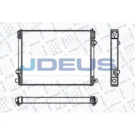 Радиатор охлаждения двигателя JDEUS 9S 08H7 RA1310000 JWJYTRW 2380644