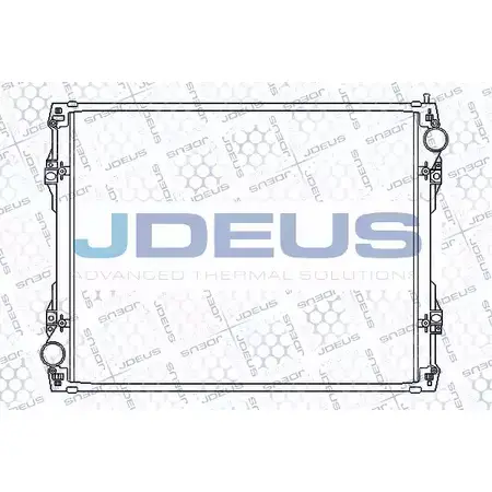 Радиатор охлаждения двигателя JDEUS RA1410030 2380647 U3BV9 I6 FWSTU изображение 0