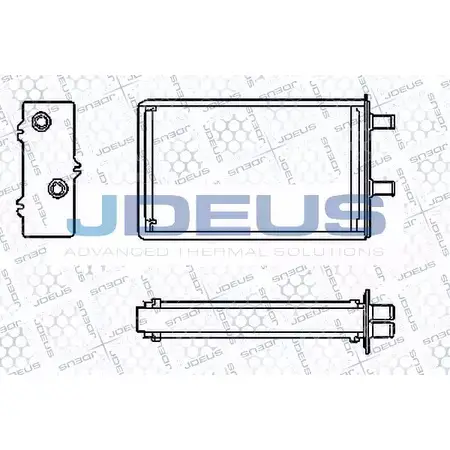 Радиатор печки, теплообменник JDEUS NZG95Q 2380651 6Q4I 1 RA2030010