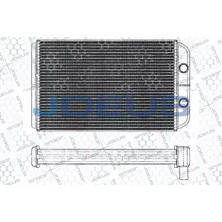 Радиатор печки, теплообменник JDEUS 2380657 5 4XH3 EBS86 RA2110181 изображение 0