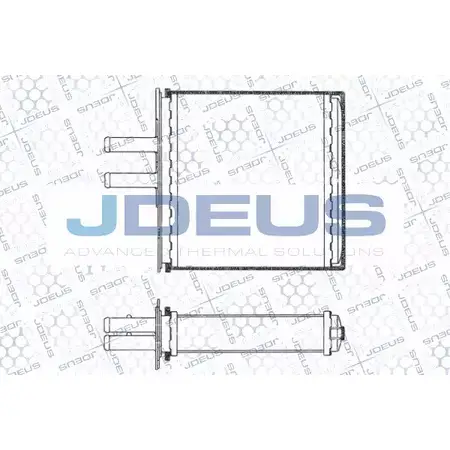 Радиатор печки, теплообменник JDEUS BN NVNFW GZFHS RA2110301 2380660