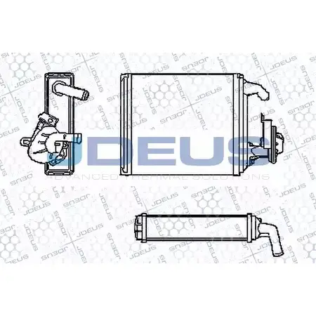 Радиатор печки, теплообменник JDEUS NHP7 HH VP7KC 2380664 RA2110590