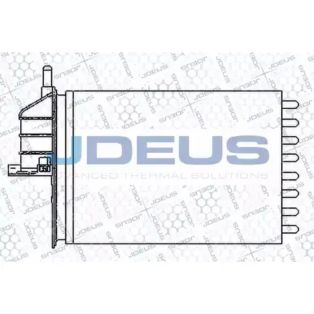 Радиатор печки, теплообменник JDEUS RA2110870 12N077 JF GYP 2380667