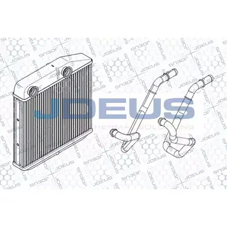 Радиатор печки, теплообменник JDEUS 7U QMB RA2111150 MNSNER 2380672 изображение 0