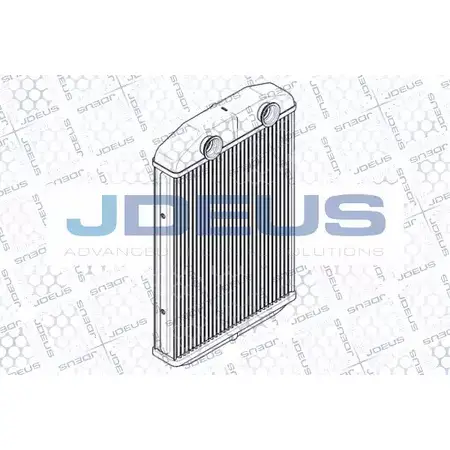 Радиатор печки, теплообменник JDEUS RA2111400 2380678 GLSMUKS C KQKRJL